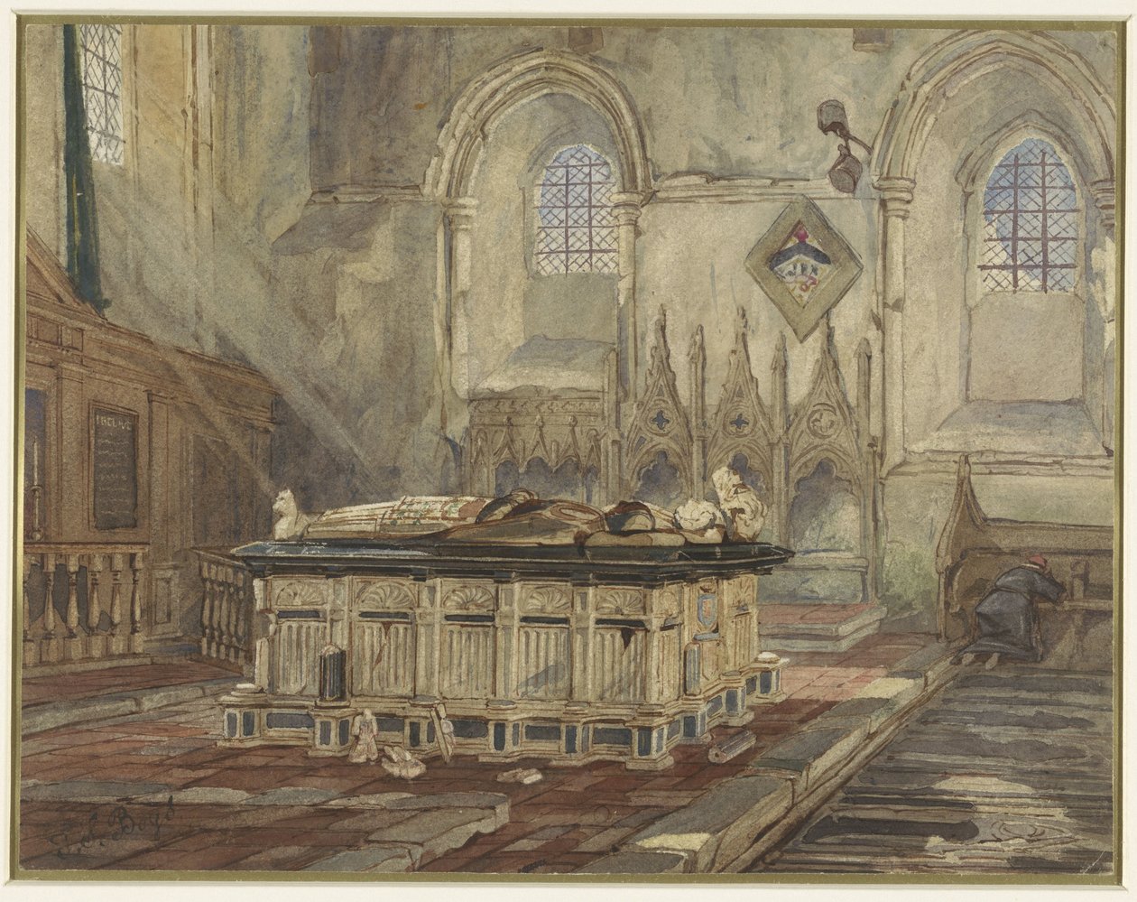 Tombeau de Sir George Broke, Lord Cobham et sa femme Anne - Thomas Shotter Boys
