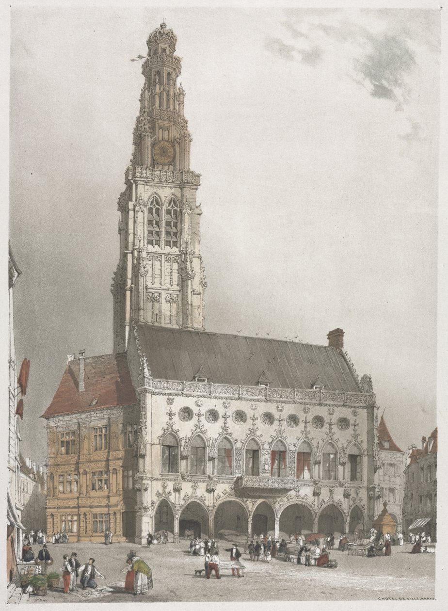 Architecture pittoresque à Paris, Gand, Anvers, Rouen : L
