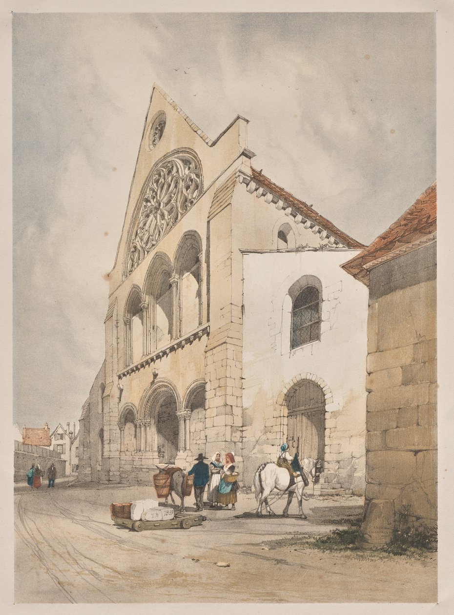 Architecture pittoresque à Paris, Gand, Anvers, Rouen : St. André, Chartres, France - Thomas Shotter Boys