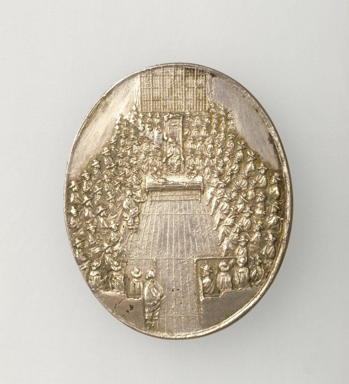 Médaille de Dunbar représentant la Chambre des communes 1650 (revers) - Thomas Simon