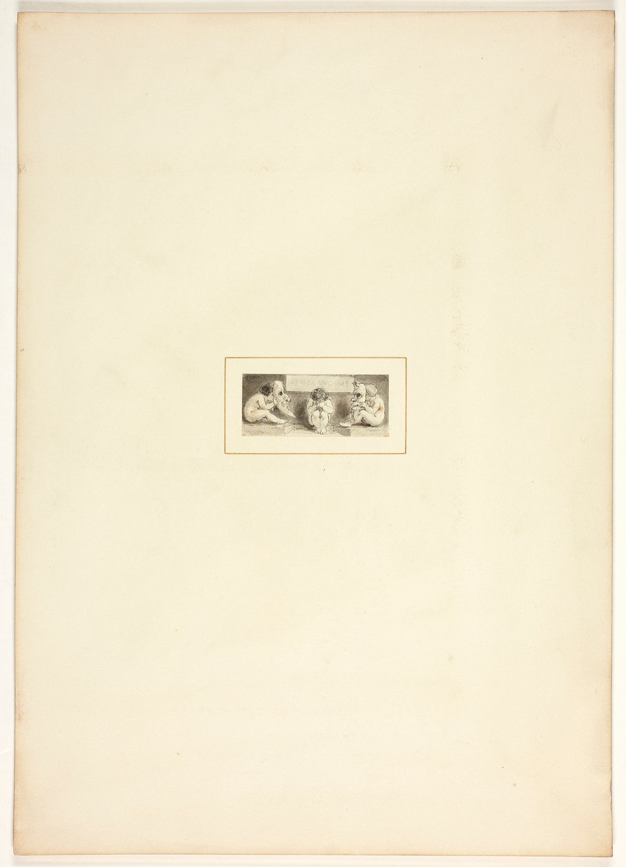 Étude pour une planche de La Tâche - Thomas Stothard