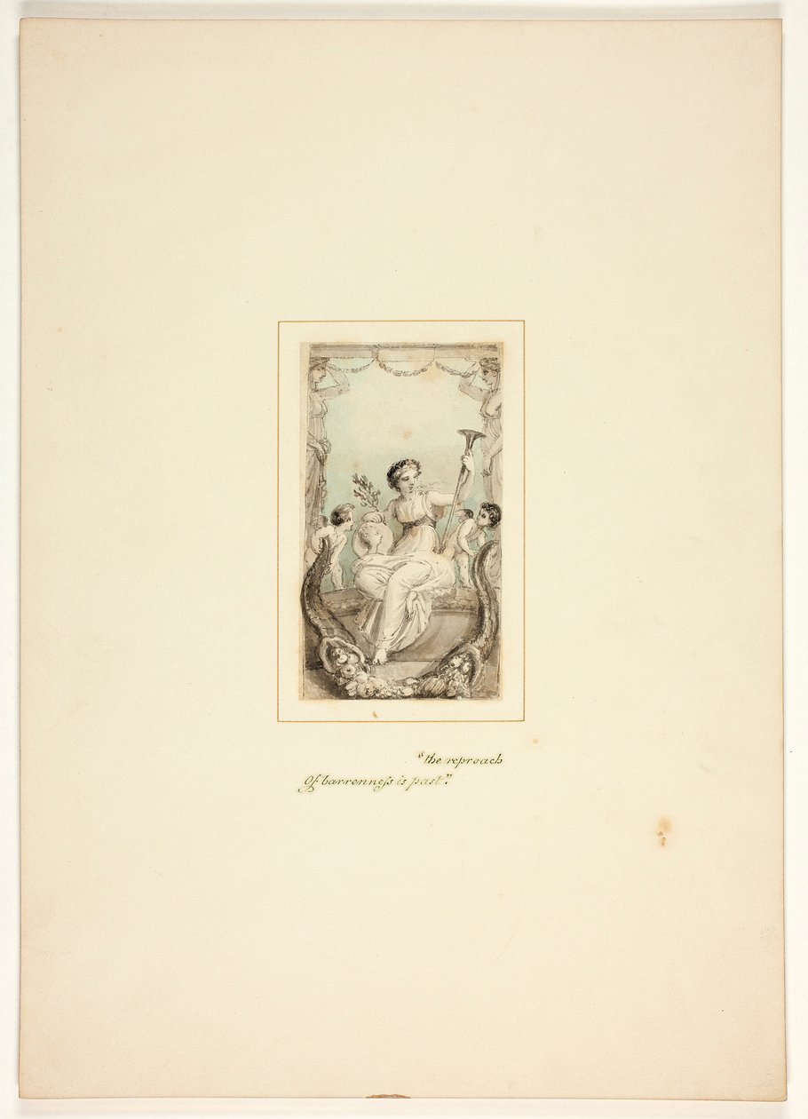 Studie für eine Platte aus The Task - Thomas Stothard