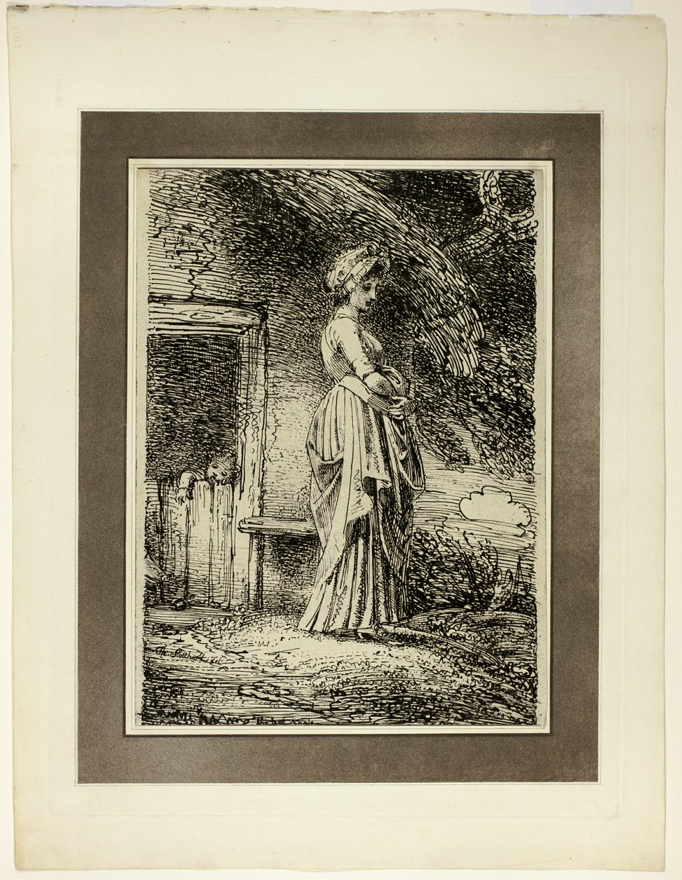 La pomme perdue, du premier numéro de Specimens of Polyautography - Thomas Stothard