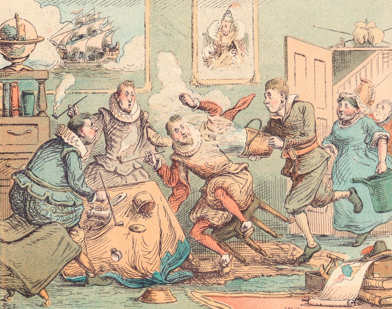 La pipe de Sir Walter Raleigh éteinte, vers 1884 - Thomas Strong Seccombe