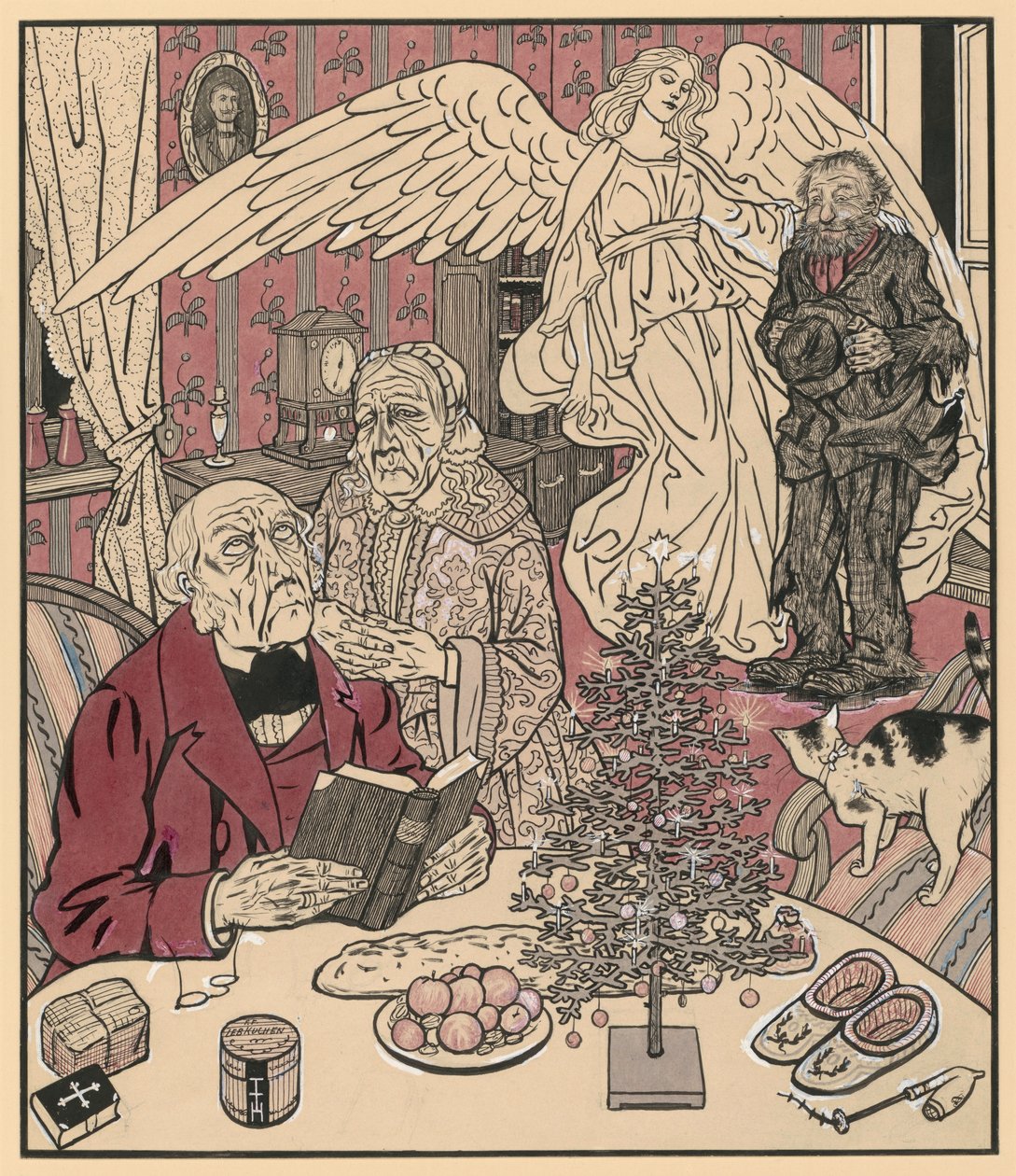 Le fils prodigue ou Le fils dévoyé (Scènes de la vie de famille, n° 4) - Thomas Theodor Heine
