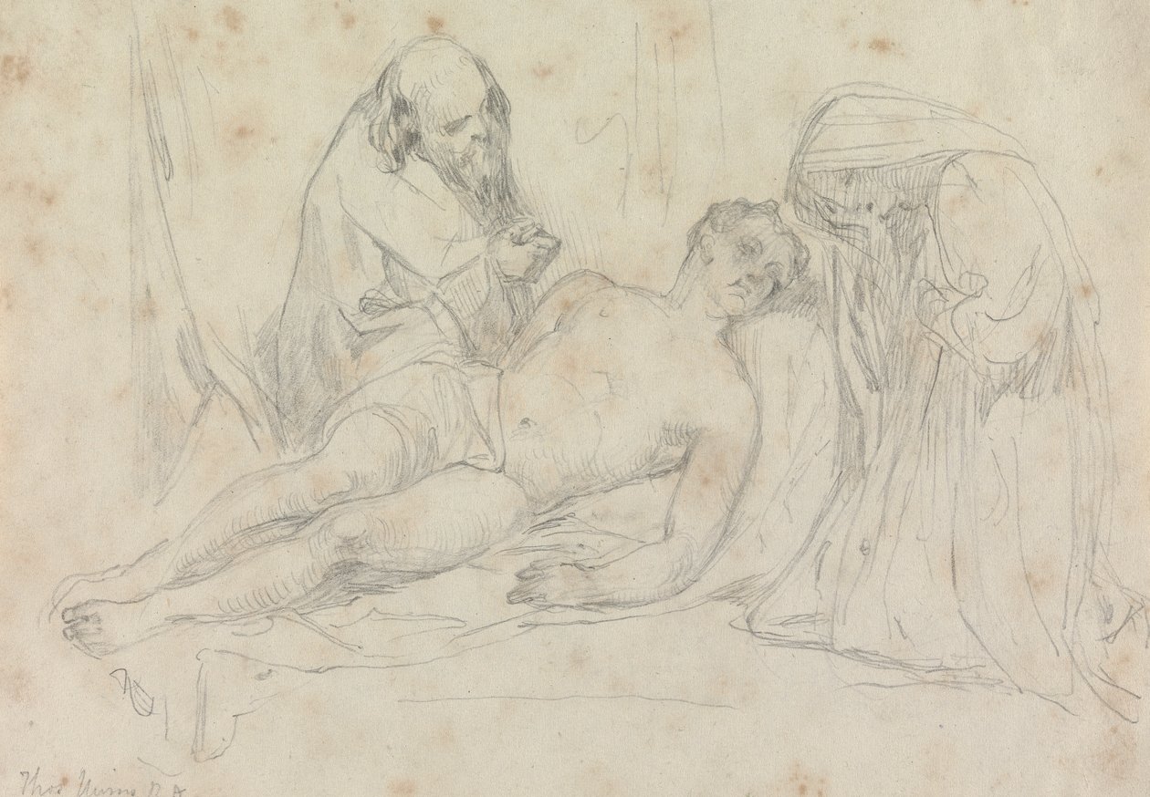 La mort de - par William Etty R.A. - Thomas Uwins