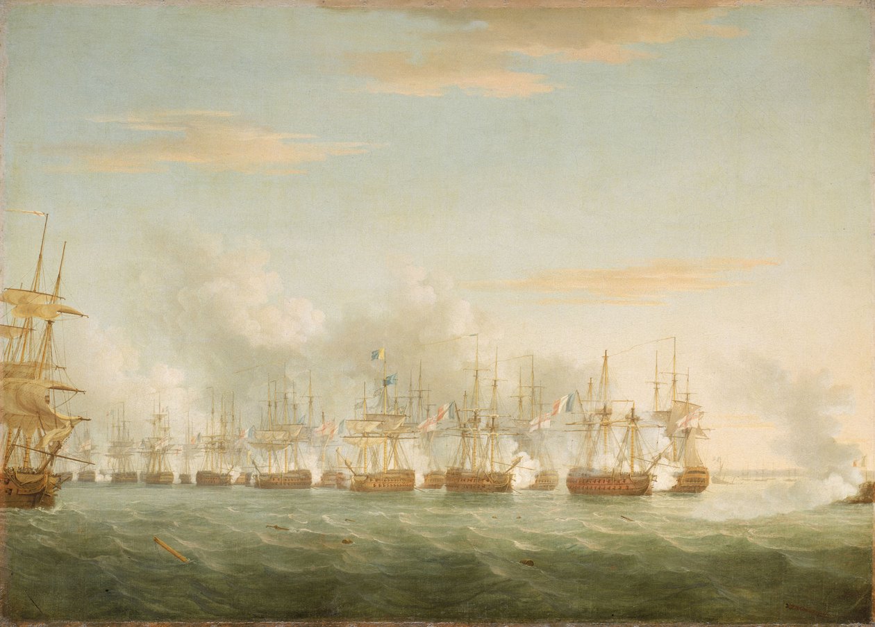 La bataille du Nil - Thomas Whitcombe