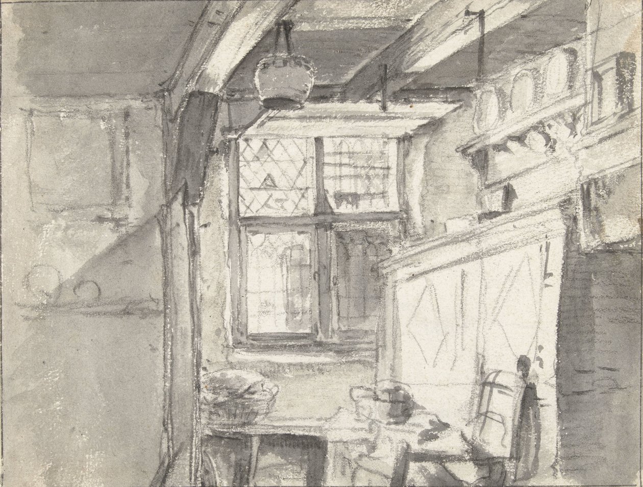 Un intérieur - Thomas Wijck