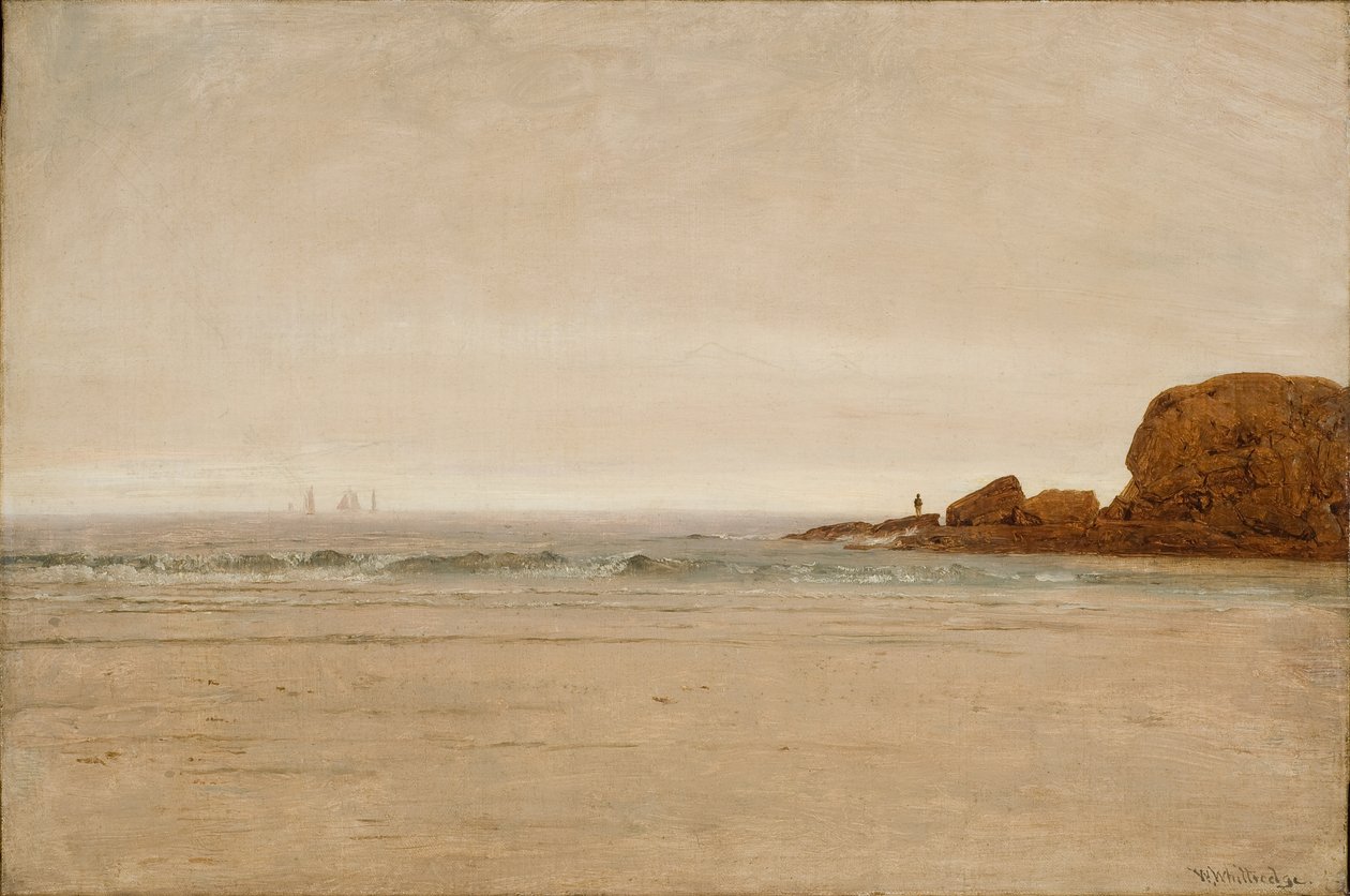 Plage et rochers 1870 - Thomas Worthington Whittredge