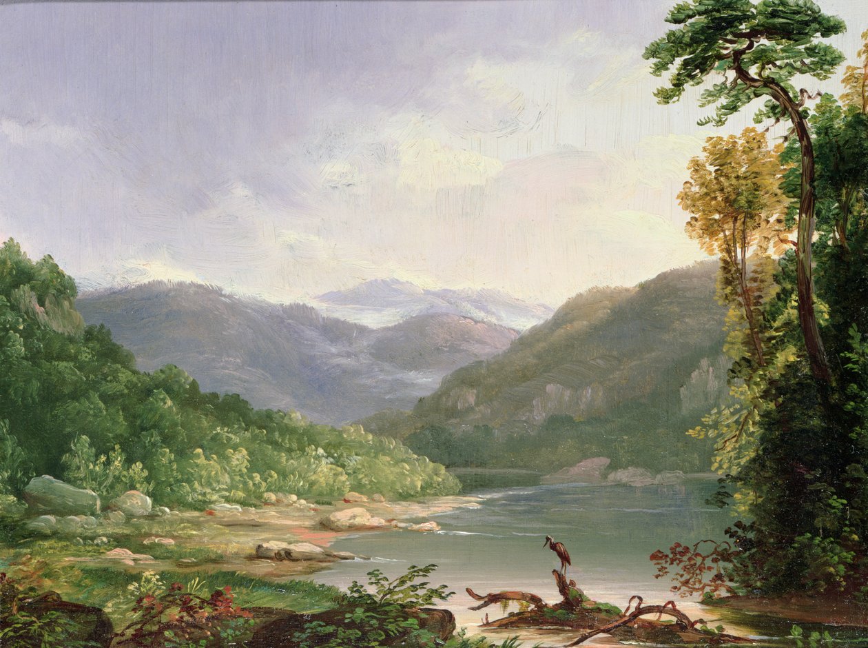Rivière Kentucky, près de Dic River - Thomas Worthington Whittredge