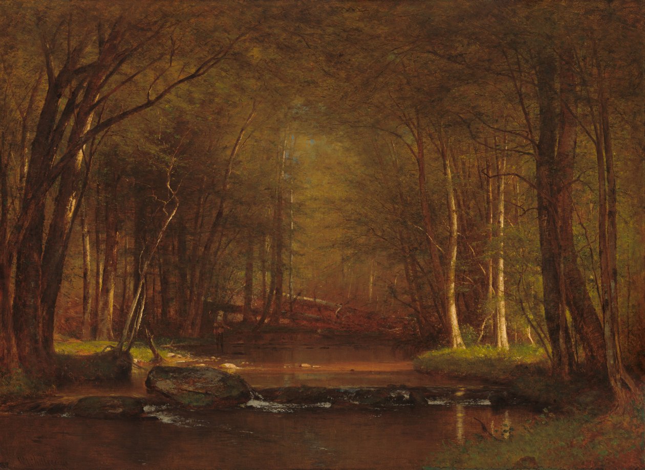 Trout Brook dans les Catskills - Thomas Worthington Whittredge