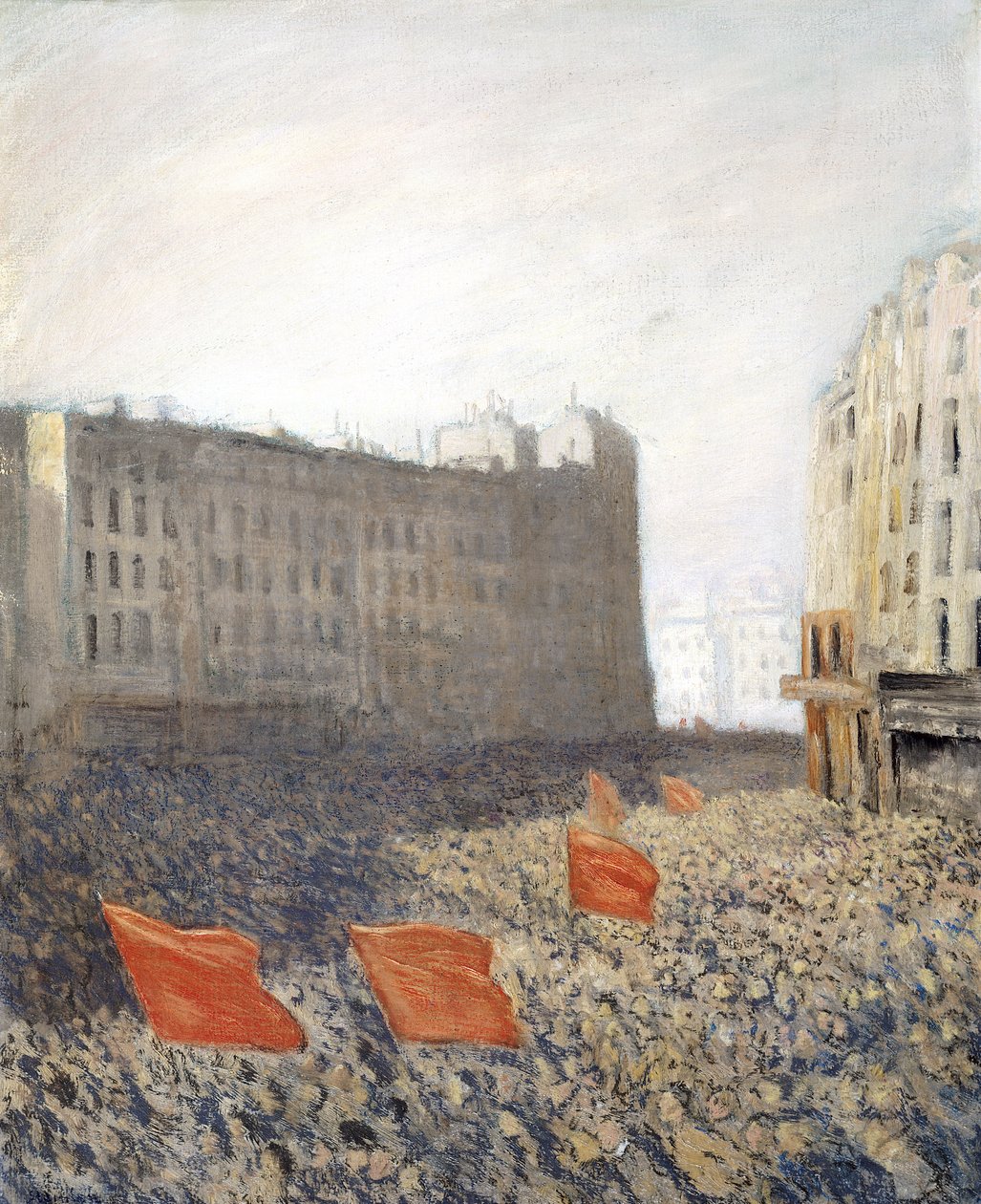 La Manifestation, 1905 - Théophile Alexandre Steinlen