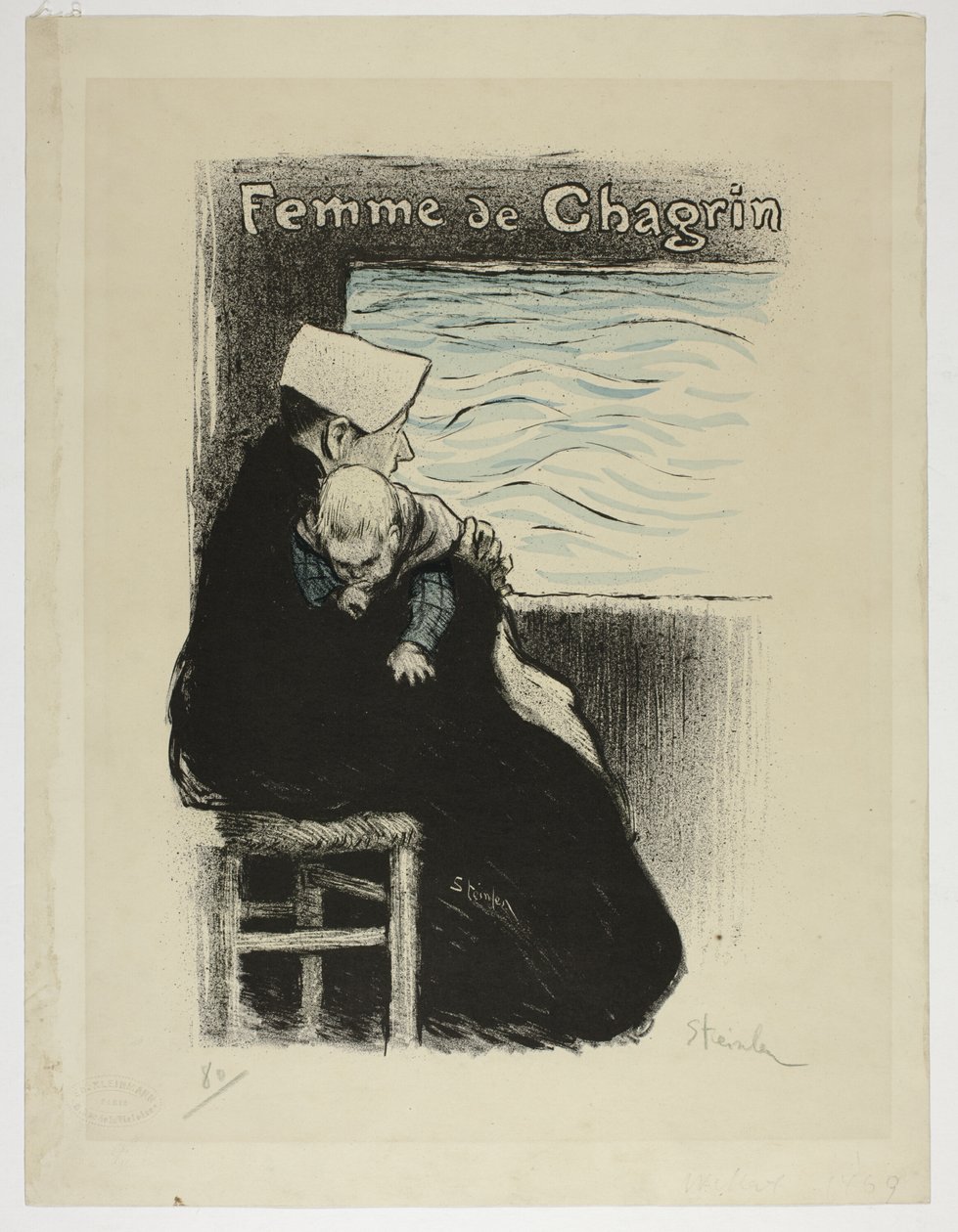 Femme de Chagrin - Théophile Alexandre Pierre Steinlen