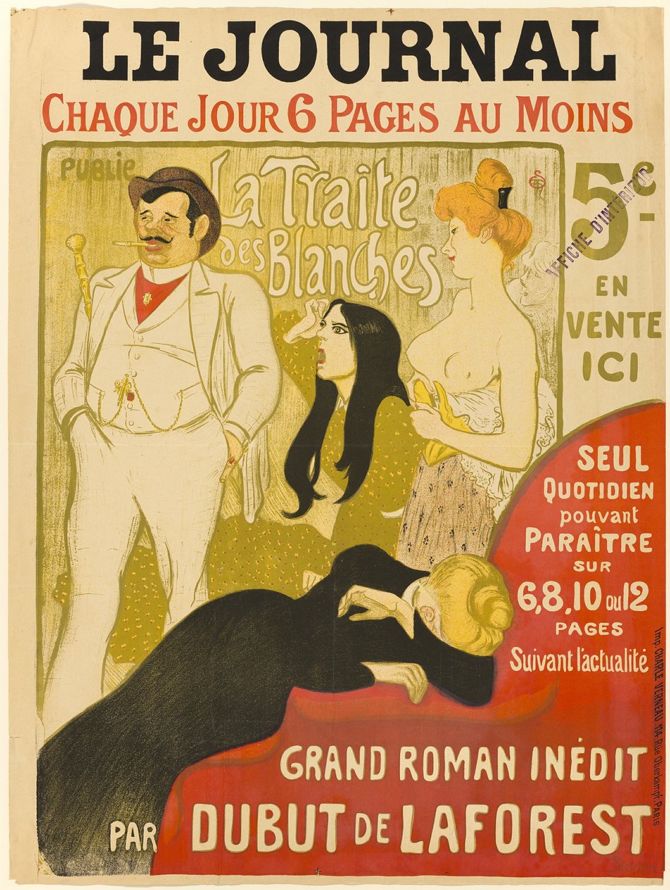 La Traite des Blanches - Théophile Alexandre Pierre Steinlen