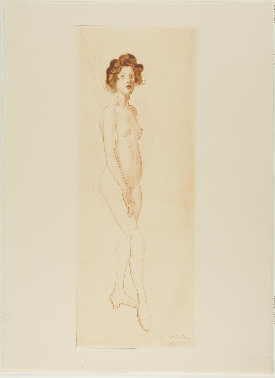 Modèle debout - Théophile Alexandre Pierre Steinlen
