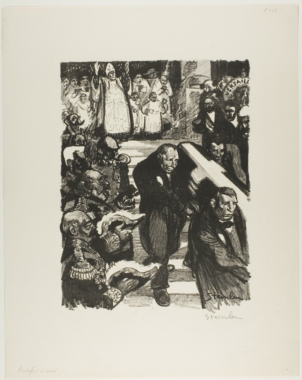 Rochefort est en train de mourir ! Rochefort est mort ! - Théophile Alexandre Pierre Steinlen