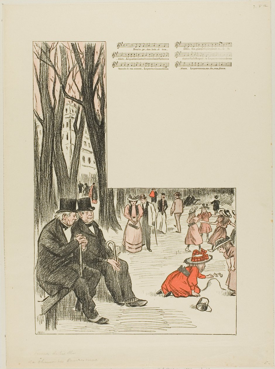 La chanson des pauvres vieux - Théophile Alexandre Pierre Steinlen