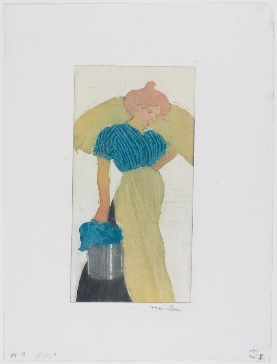 La blanchisseuse - Théophile Alexandre Pierre Steinlen