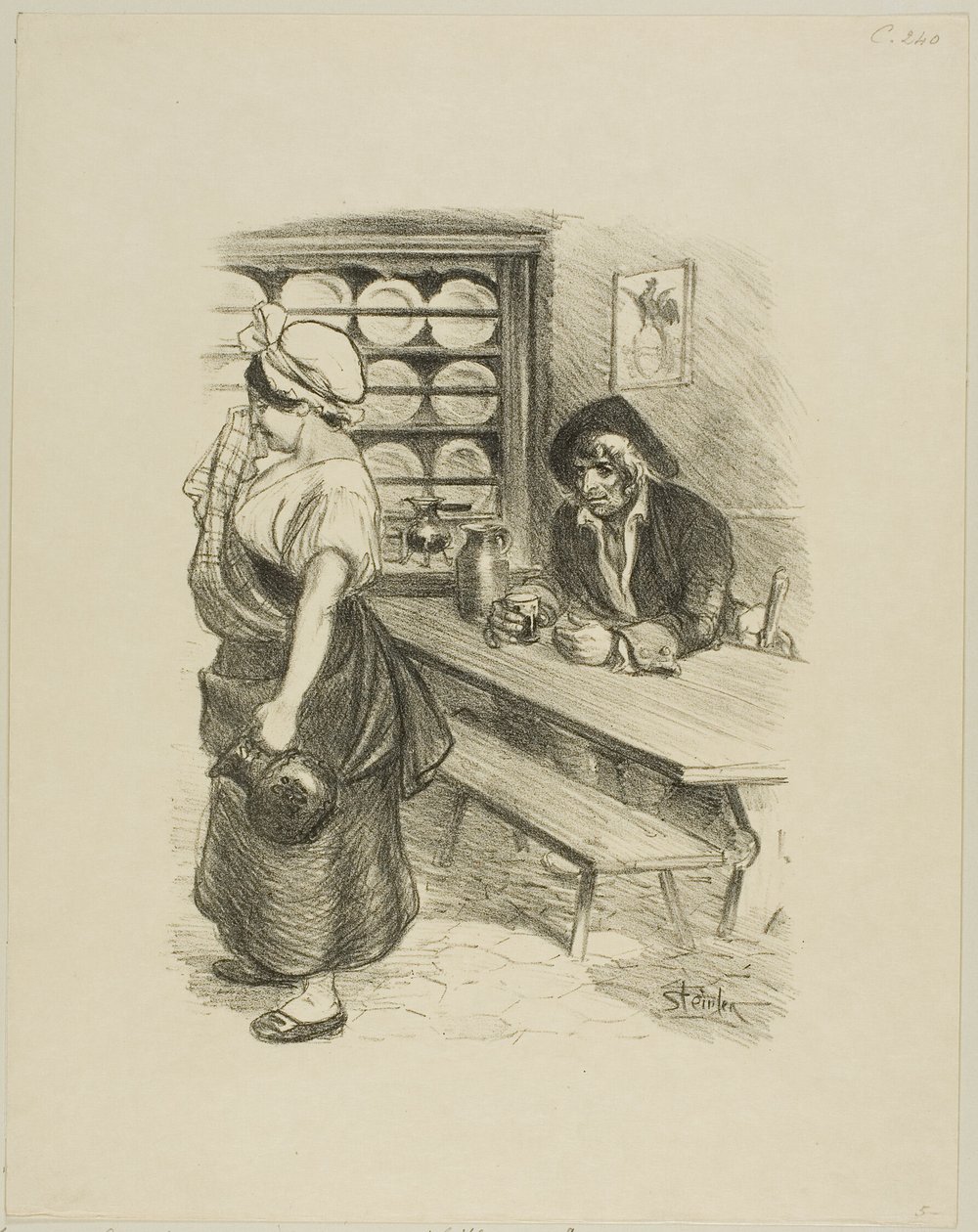 Le retour du marin - Théophile Alexandre Pierre Steinlen