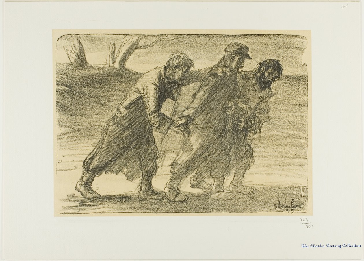 Trois camarades - Théophile Alexandre Pierre Steinlen