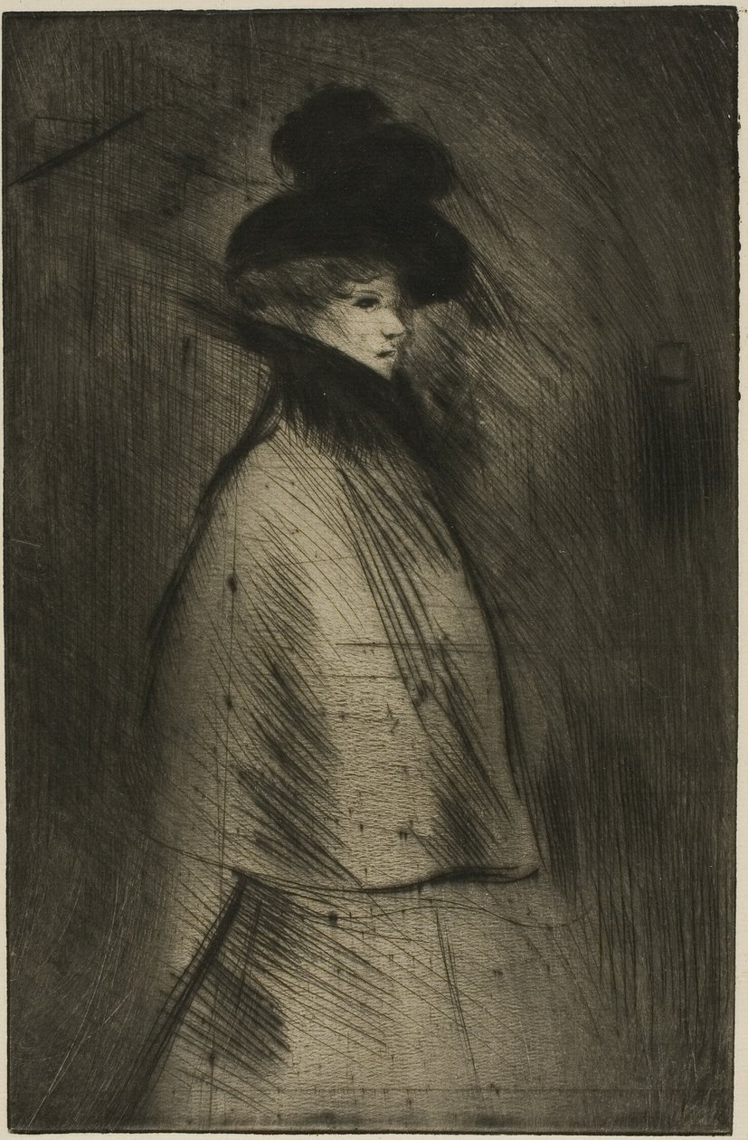 Femme se promenant - Théophile Alexandre Pierre Steinlen