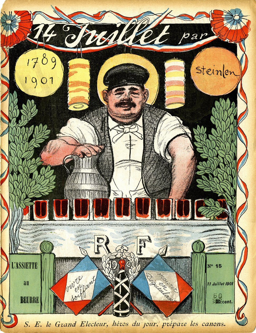 14 juillet 1789 - 1901 - dessin de Théophile Alexandre Steinlen - Théophile Alexandre Steinlen