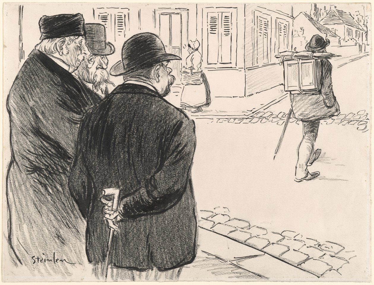 Il agit comme un peintre - Théophile Alexandre Steinlen