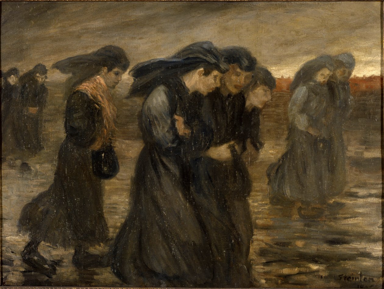 Le retour des ouvriers, 1903 - Théophile Alexandre Steinlen