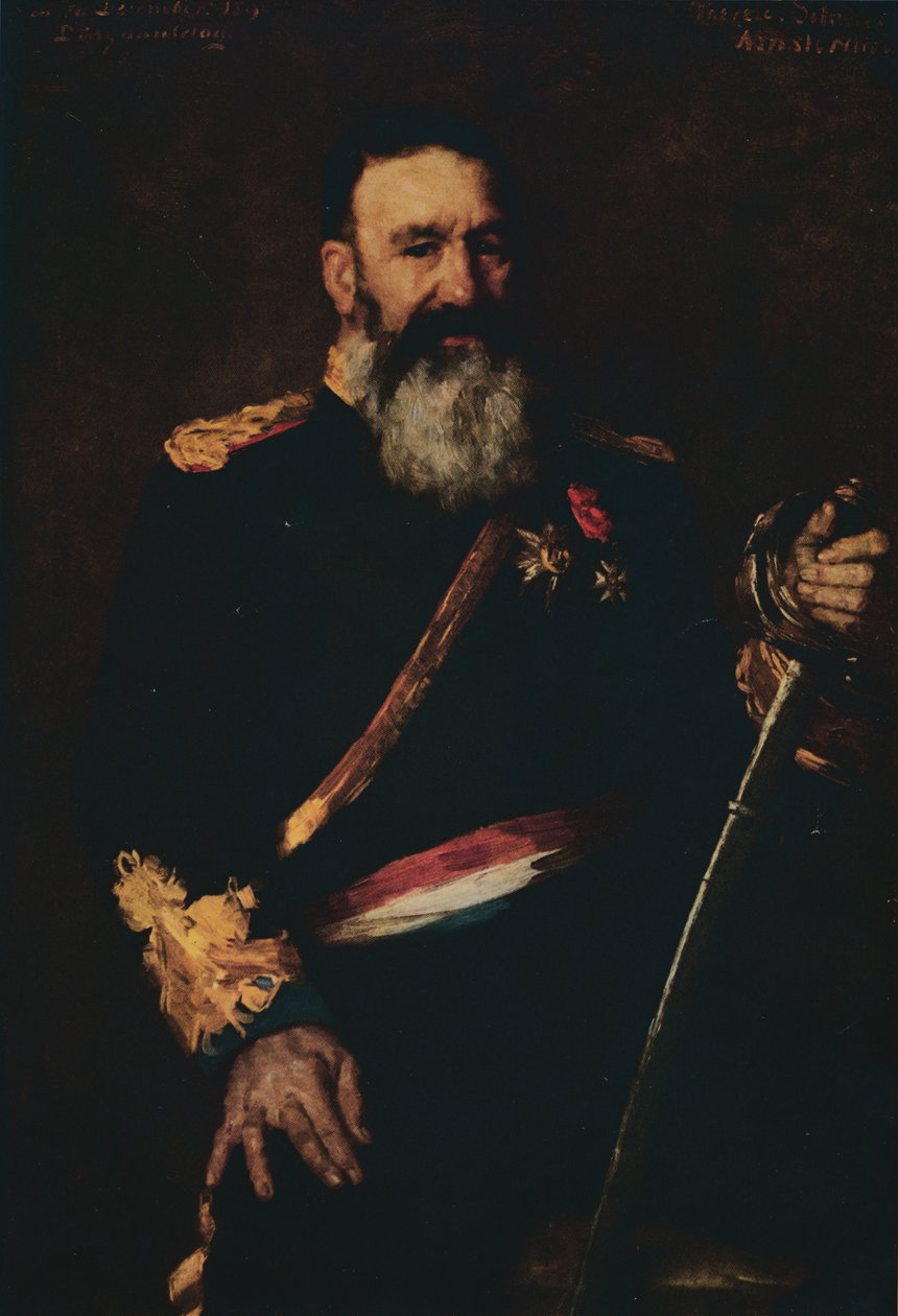Général Piet Joubert, commandant en chef de la République sud-africaine néerlandaise, 1890 - Thérèse Schwartze