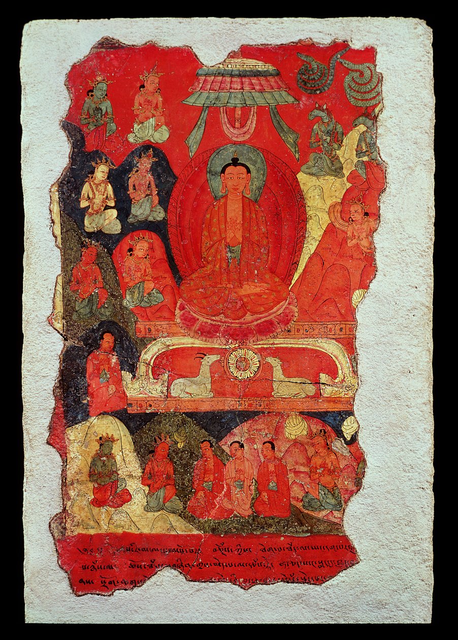Le premier sermon de Bouddha - Tibetan School