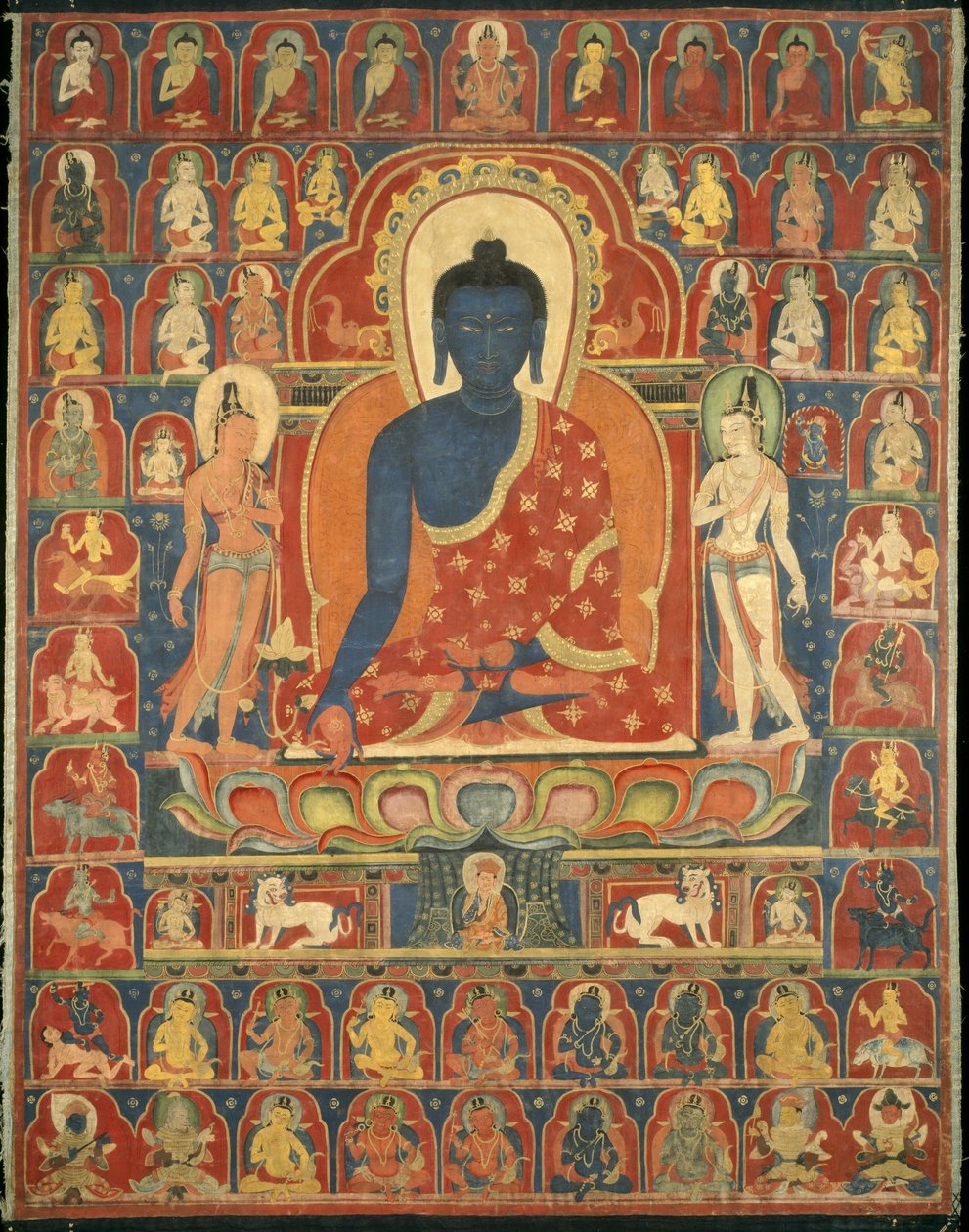 Bannière peinte - Tibetan School