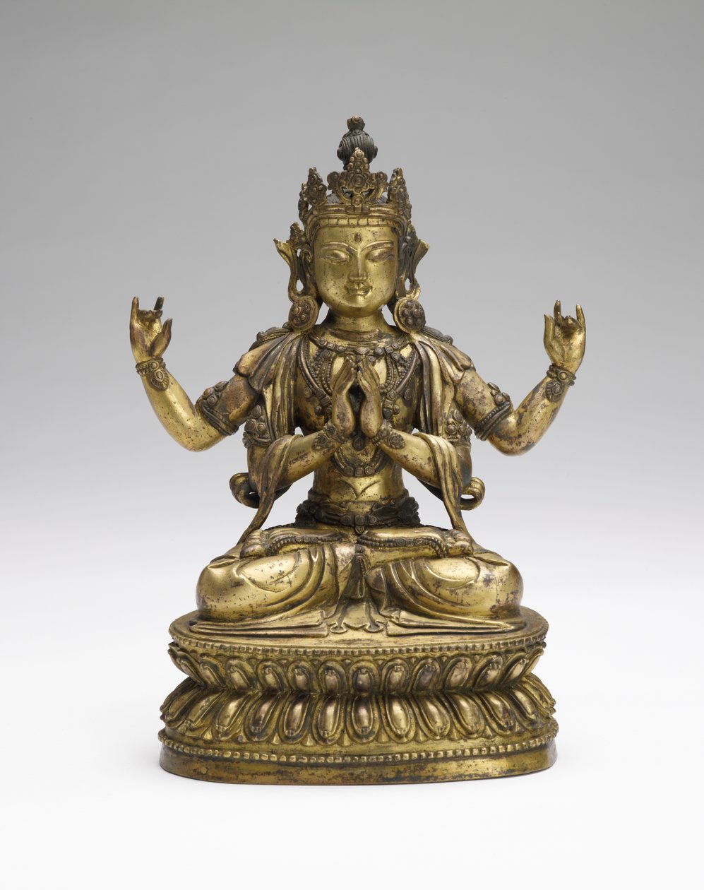 Sukhavati Avalokiteshvara, fin XVIIe-début XVIIIe siècles - Tibetan School