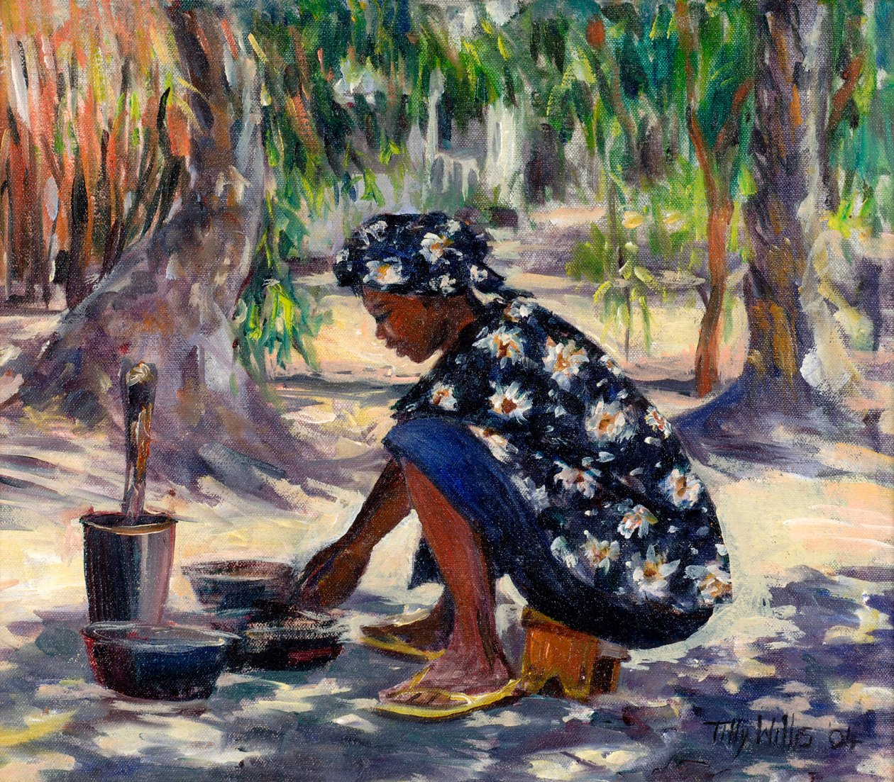 Femme cuisinant, 2004 - Tilly Willis