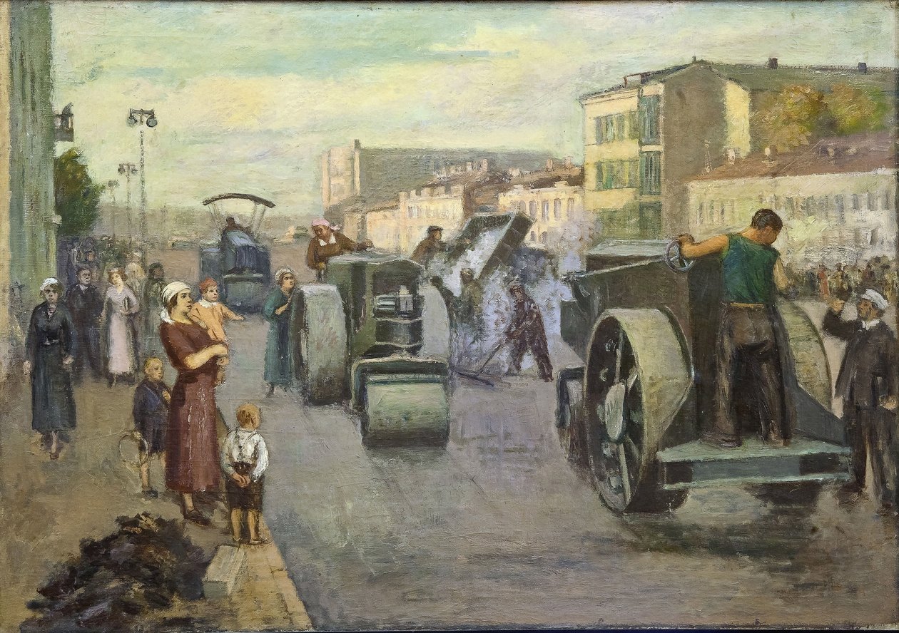 La reconstruction de Moscou - Timofei Ermilovich Pustovalov
