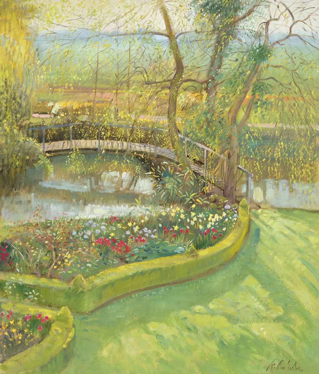 Pont sur le saule, Bedfield - Timothy Easton
