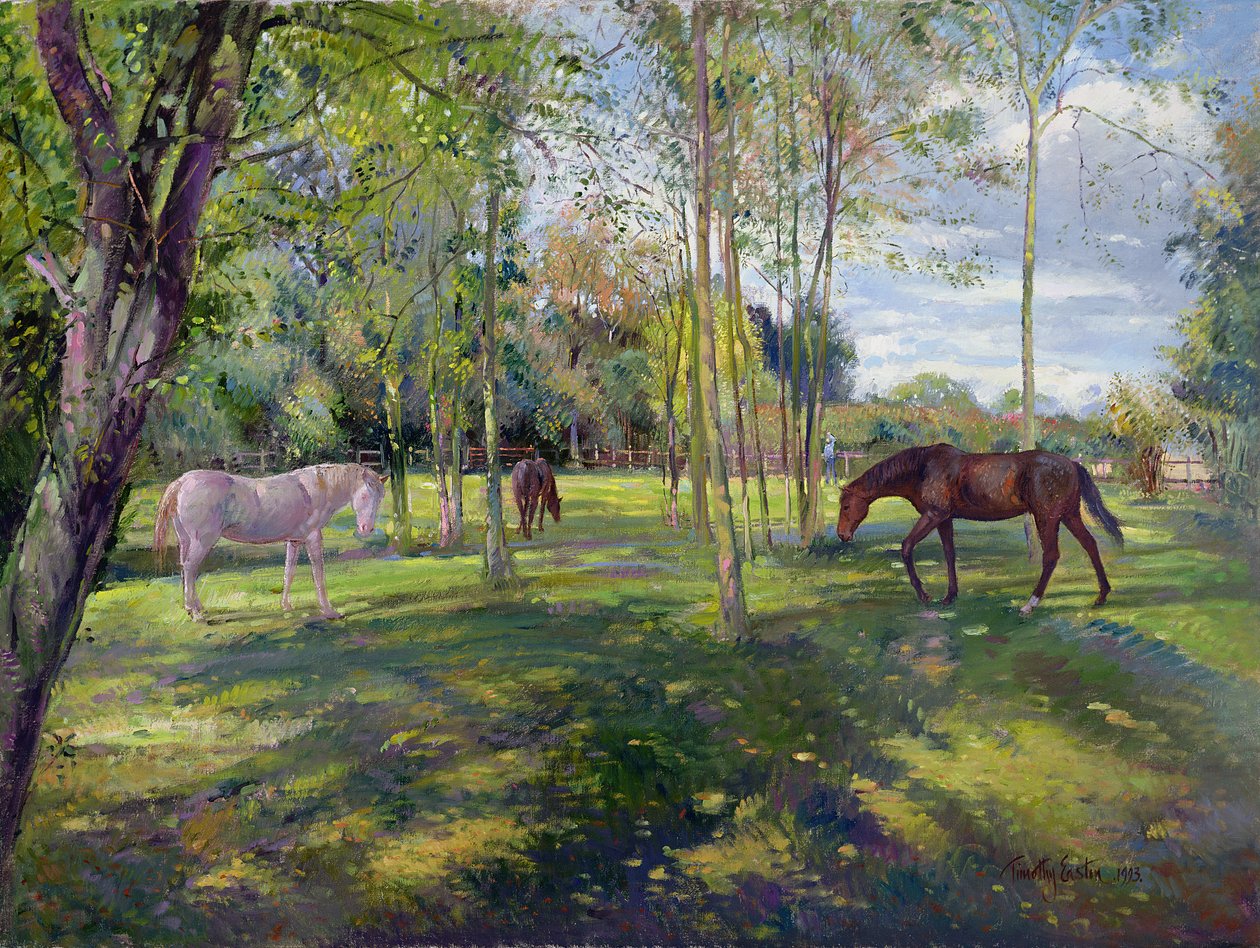 Dans le paddock du presbytère, 1993 - Timothy Easton