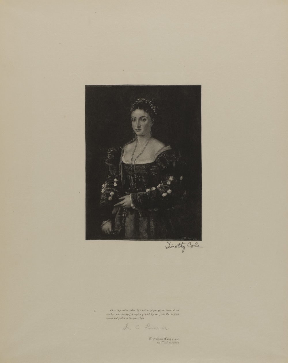 Anciens maîtres italiens - Timothy Cole