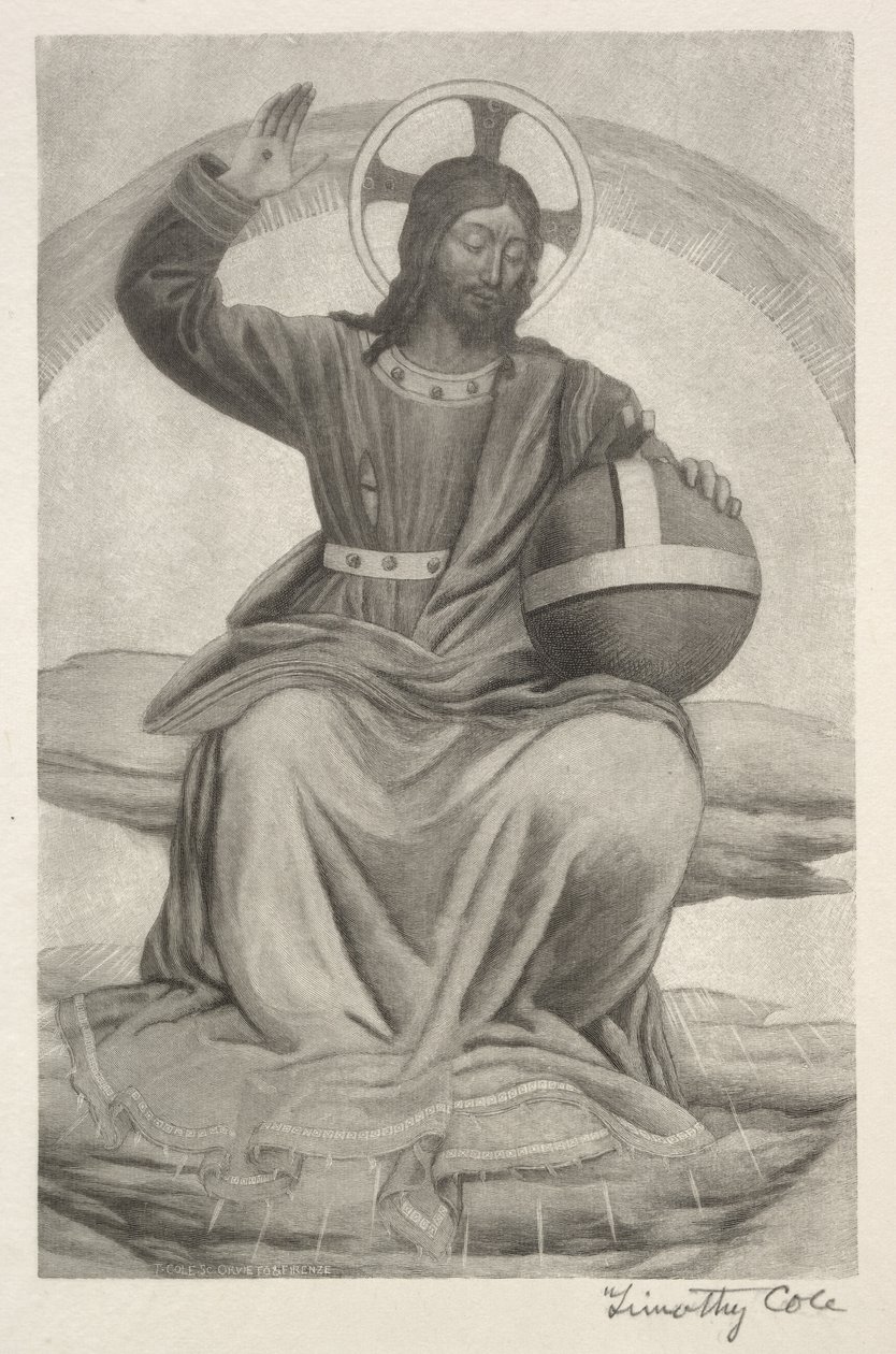Vieux maîtres italiens : Christ en majesté, 1888-1892 - Timothy Cole