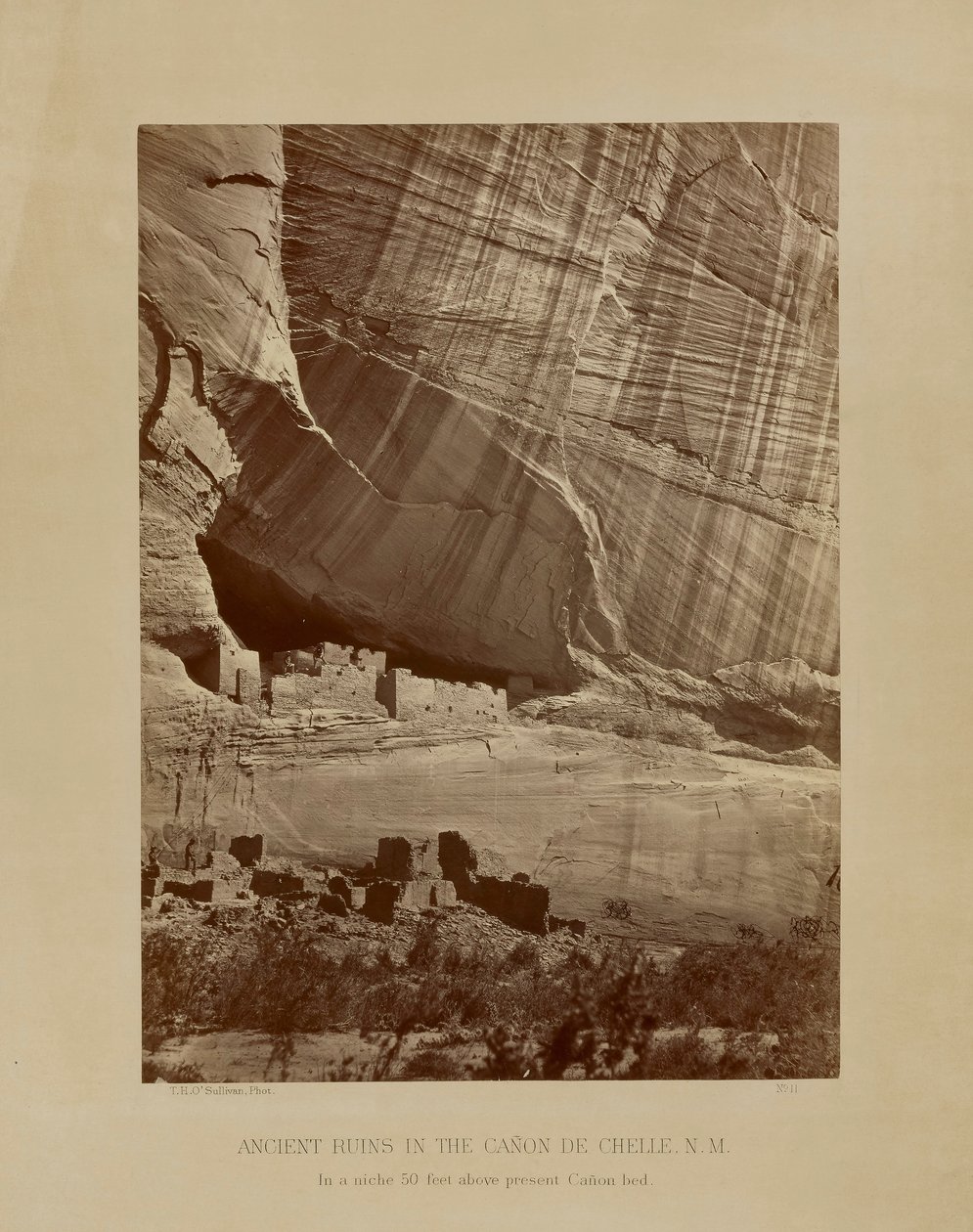 Ancient Ruins in the Cañon de Chelle, N.M. (No. 11, Geographical Explorations and Surveys West of the 100th Meridian) - Timothy H. O