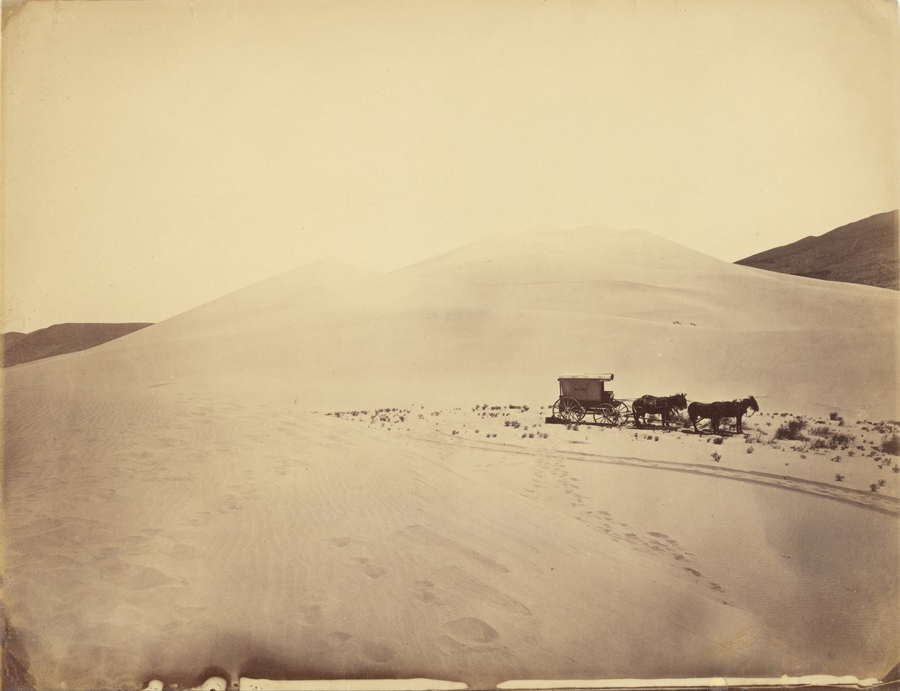 Collines de Sable du Désert près du Sink de Carson, Nevada - Timothy H. OSullivan