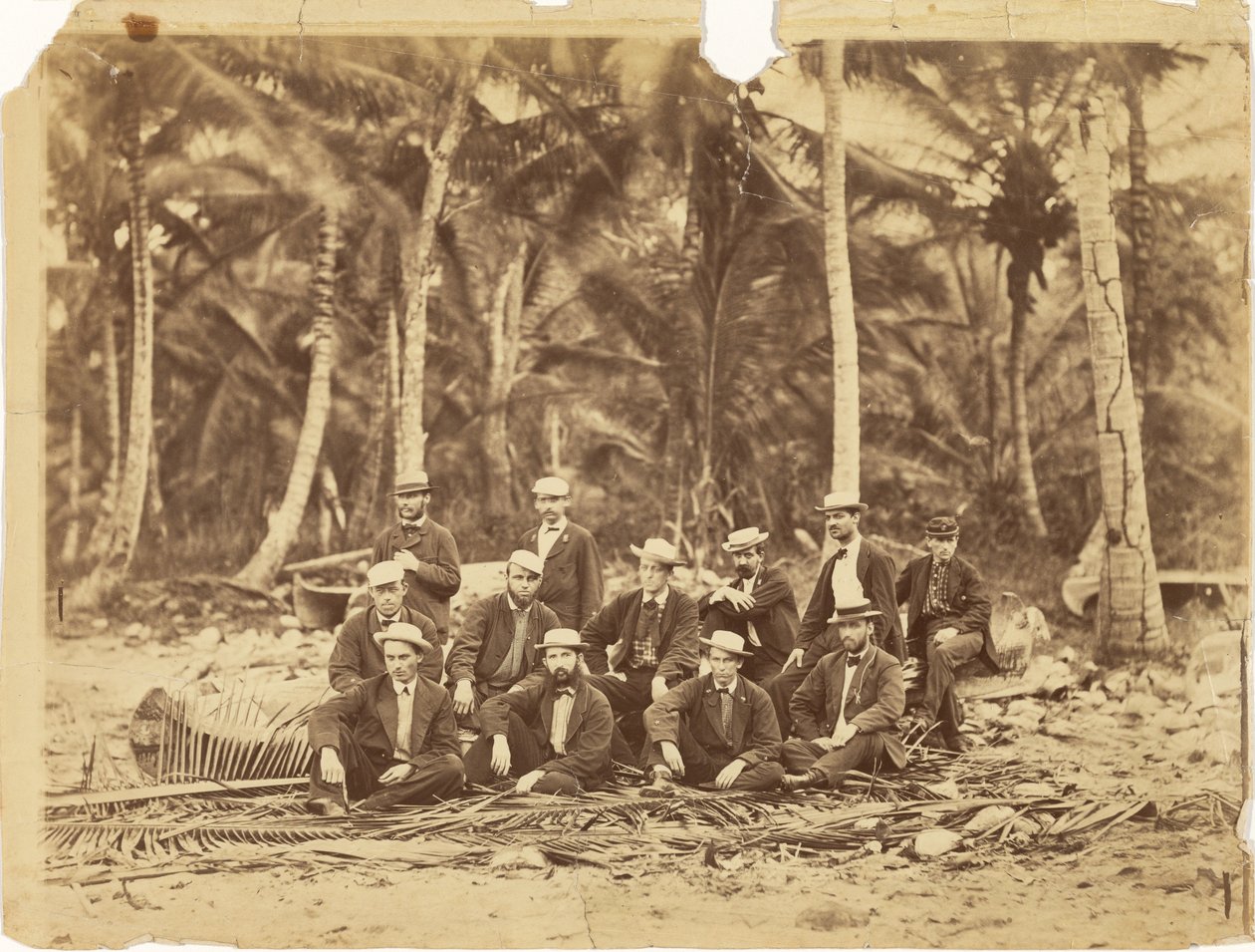 [Lieutenant Commander Thomas O. Slefridge and Members of the Darién Expedition, Isthmus of Darién (Panama)] - Timothy H. OSullivan