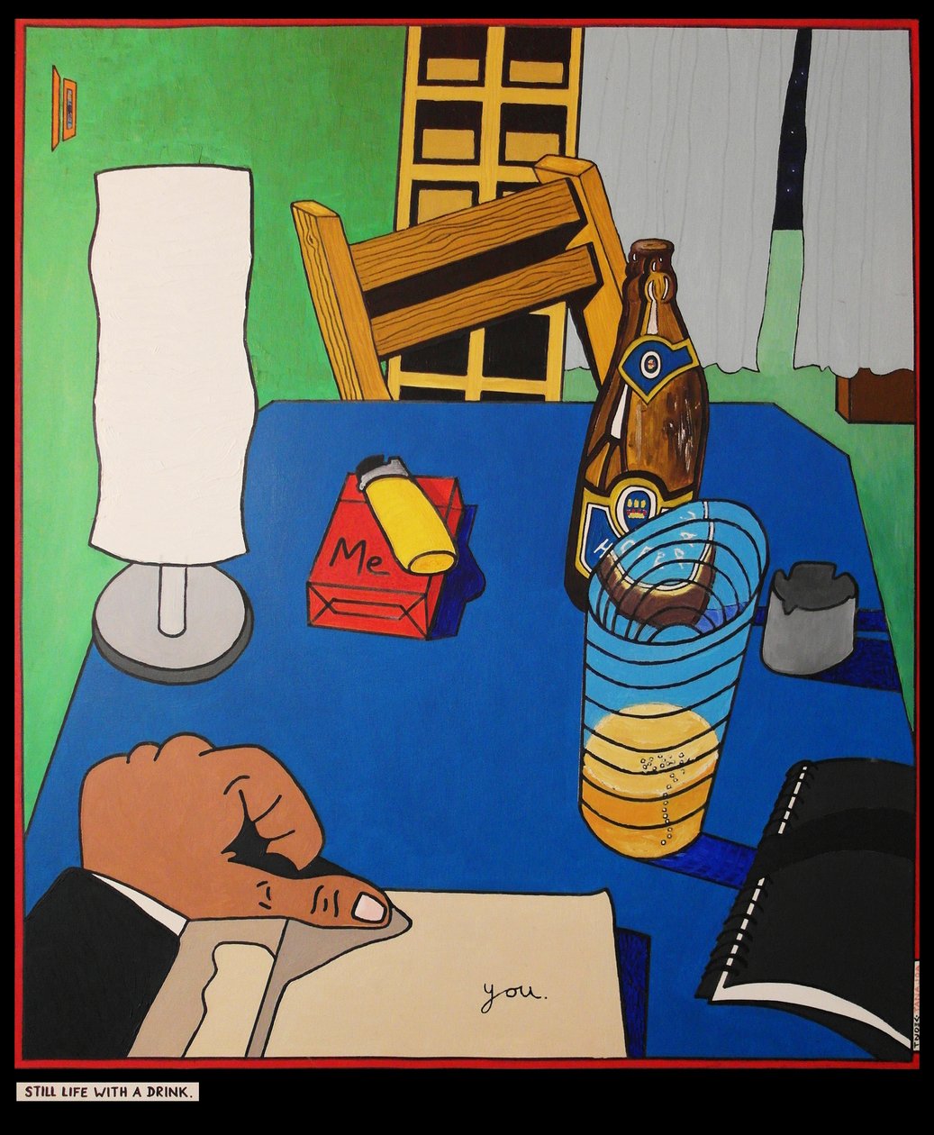 Nature morte avec une boisson - Timothy Nathan Joel