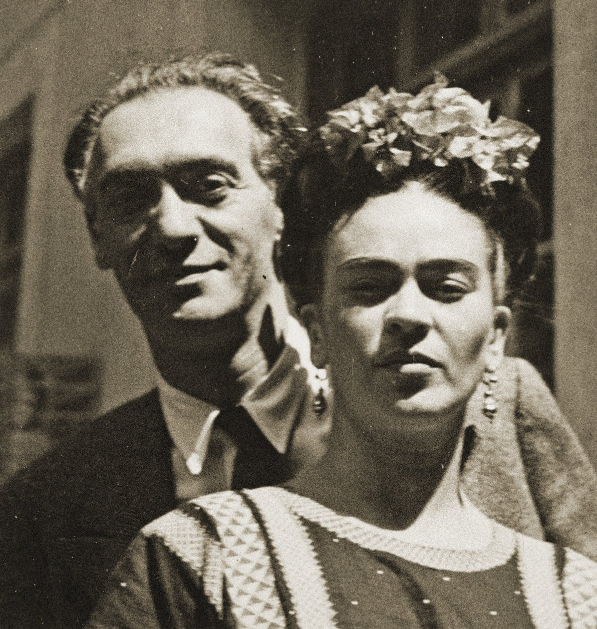 Portrait de Nickolas Muray et Frida Kahlo, New York vers 1928 - Tina Modotti