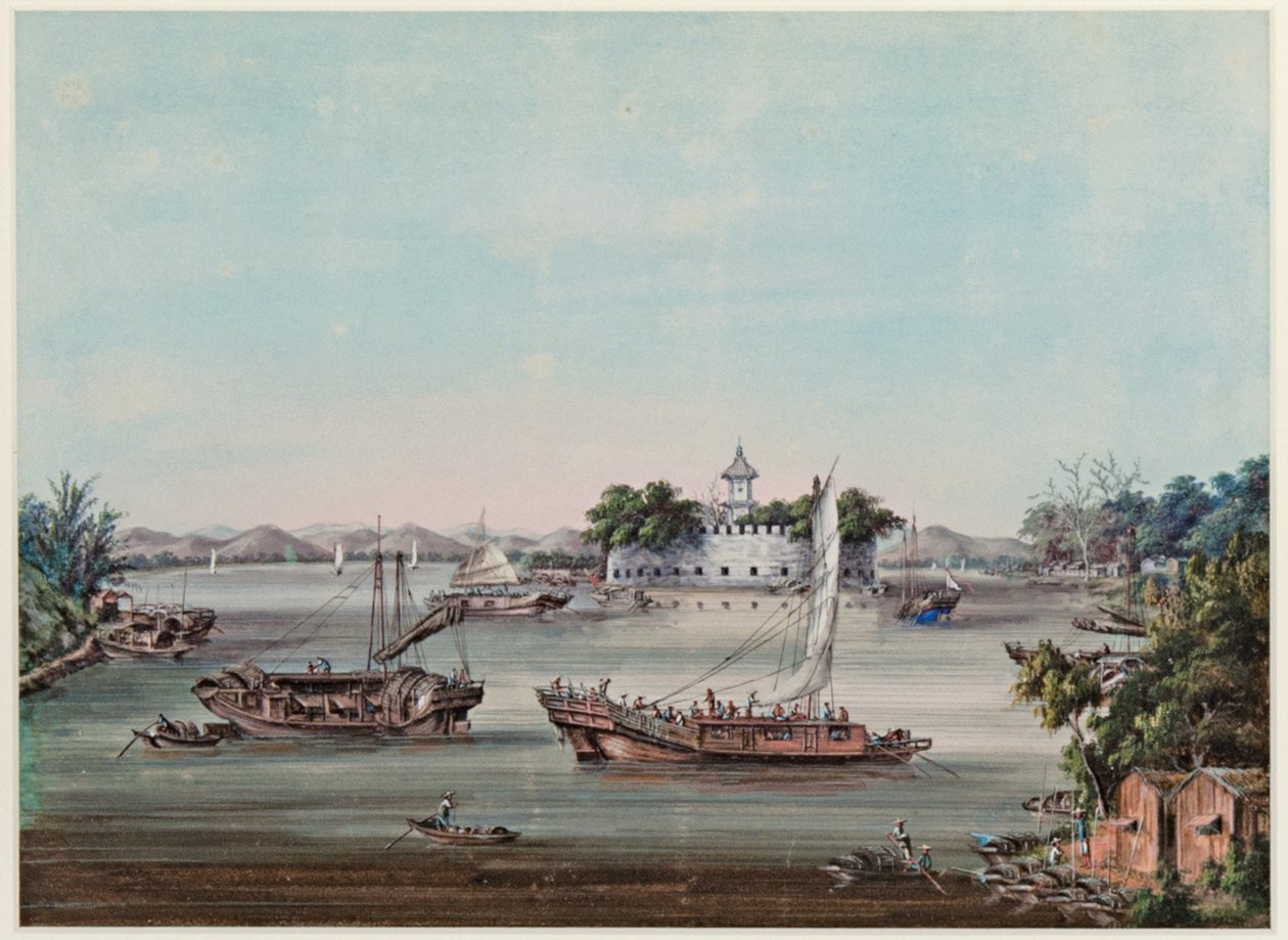 Fort de Dahuangjiao, Rivière des Perles - Tingqua