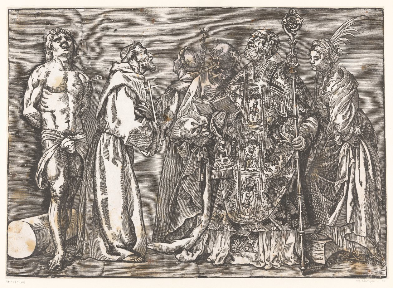 Zes staande heiligen - Titiaan