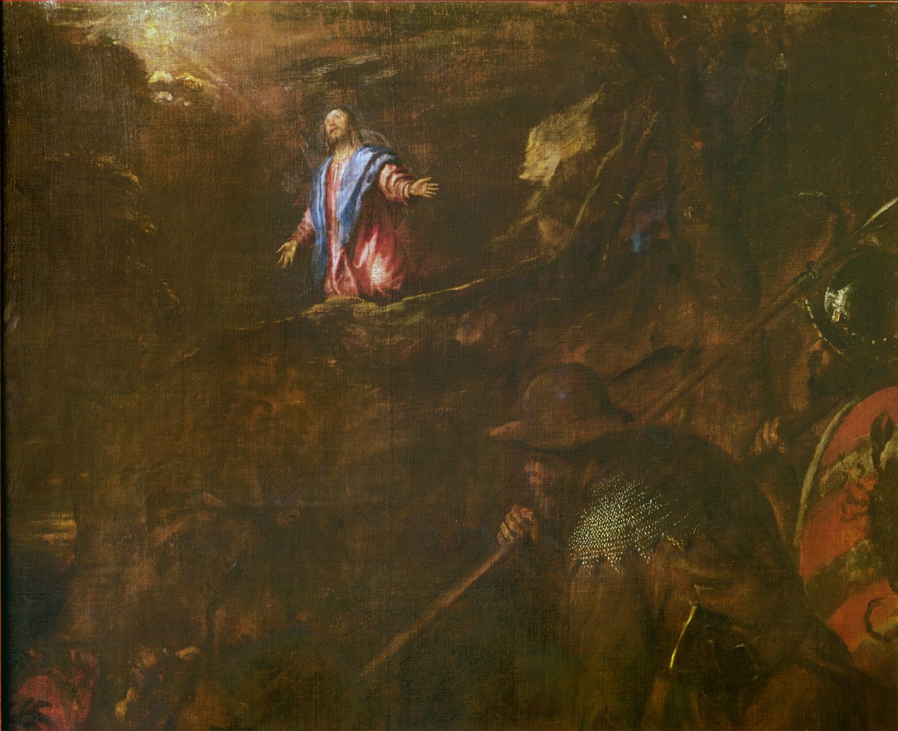 Christ au Jardin des Oliviers (détail), 1562 - Tiziano Vecelli