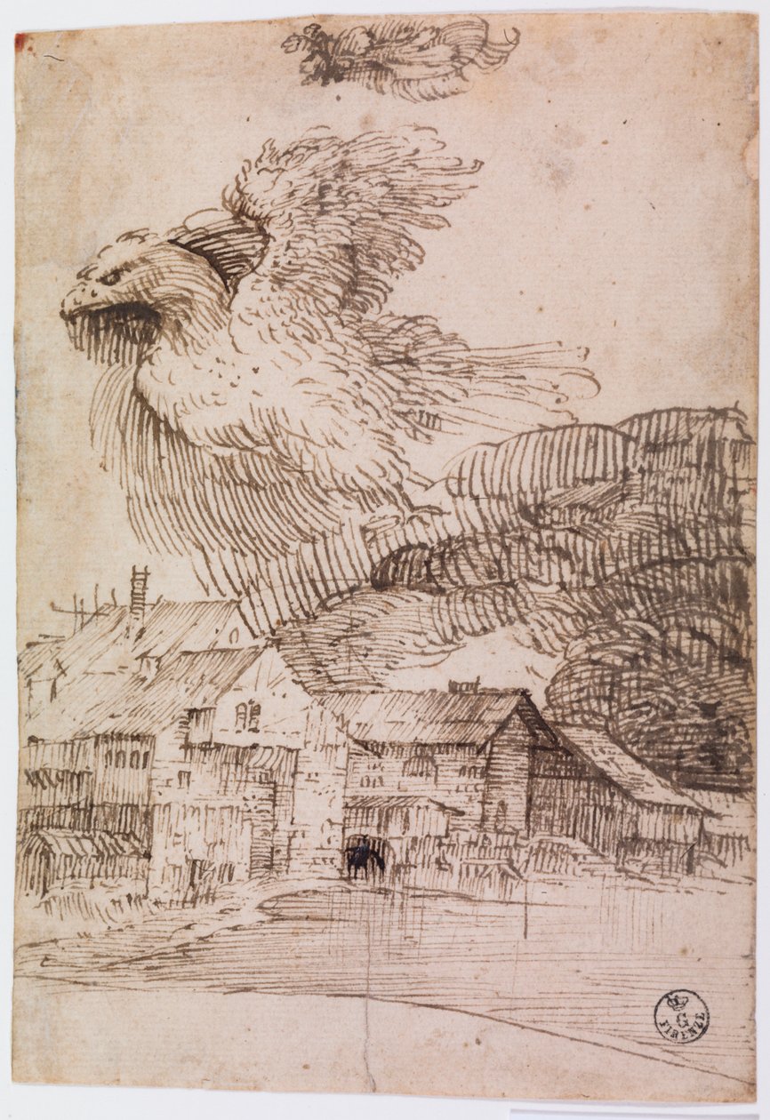 Maisons et un aigle - Titian (c.1488 1576)