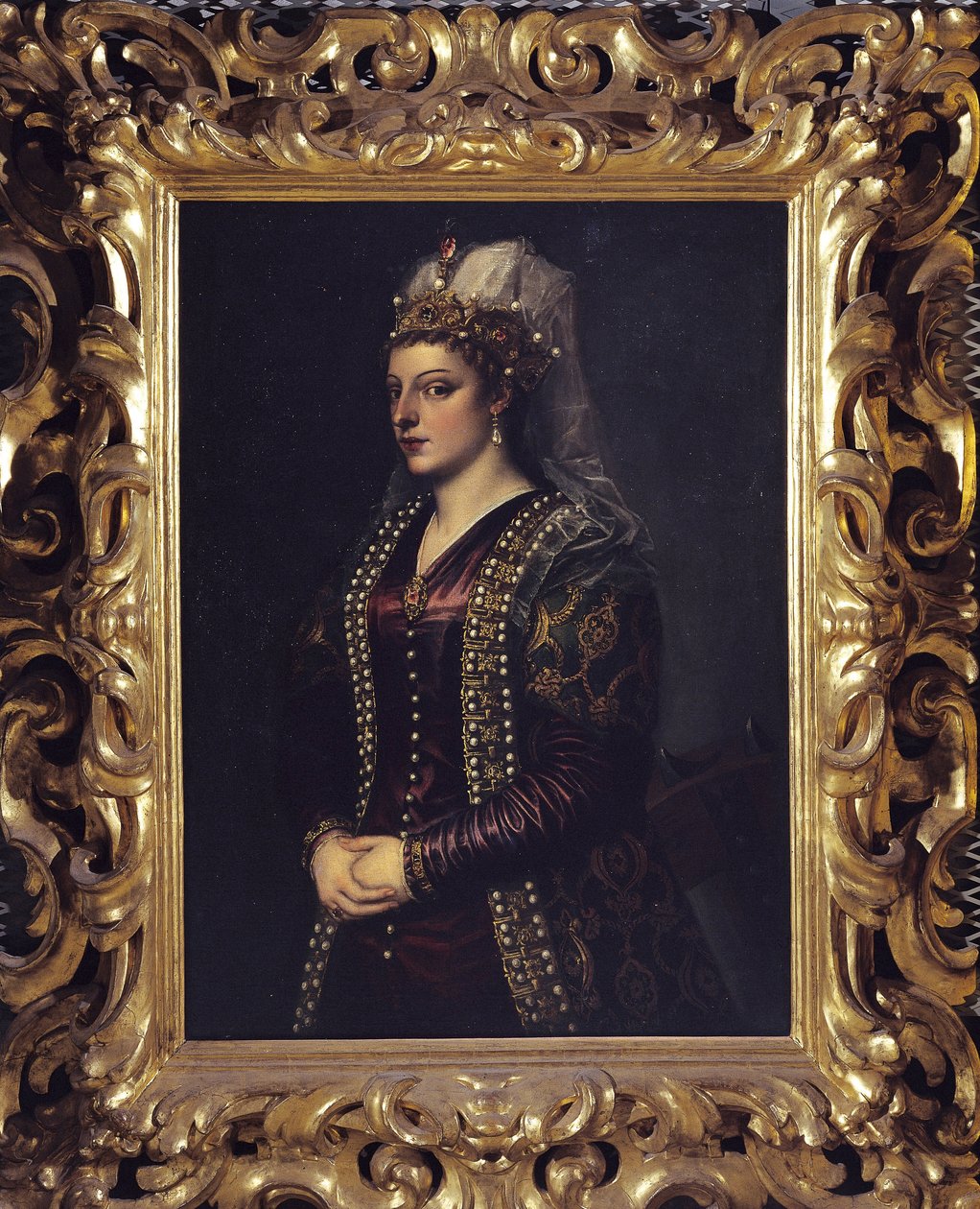 Portrait de Caterina Coronaro 1542 - Tiziano Vecelli