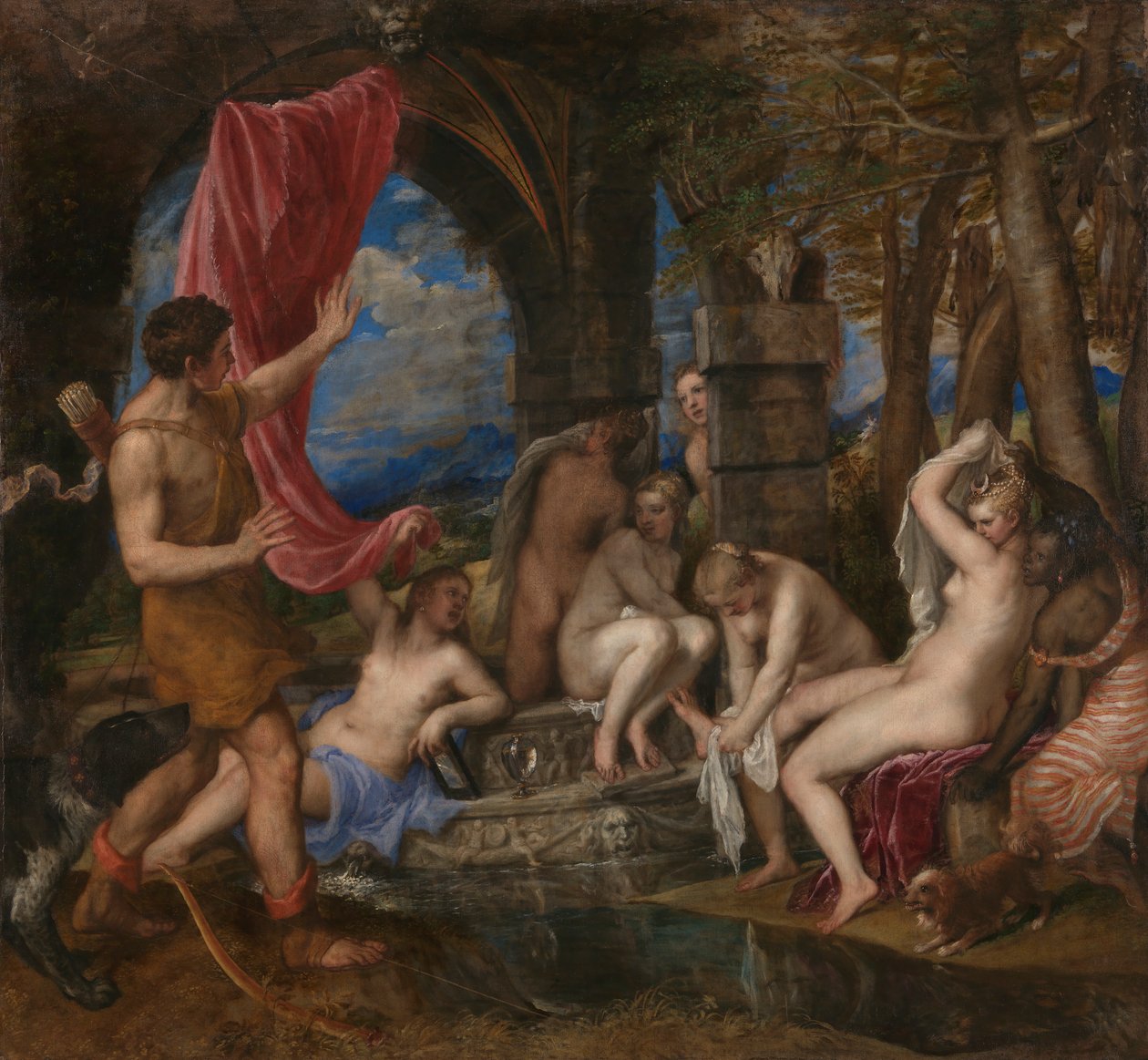 Diana et Actéon - Titian