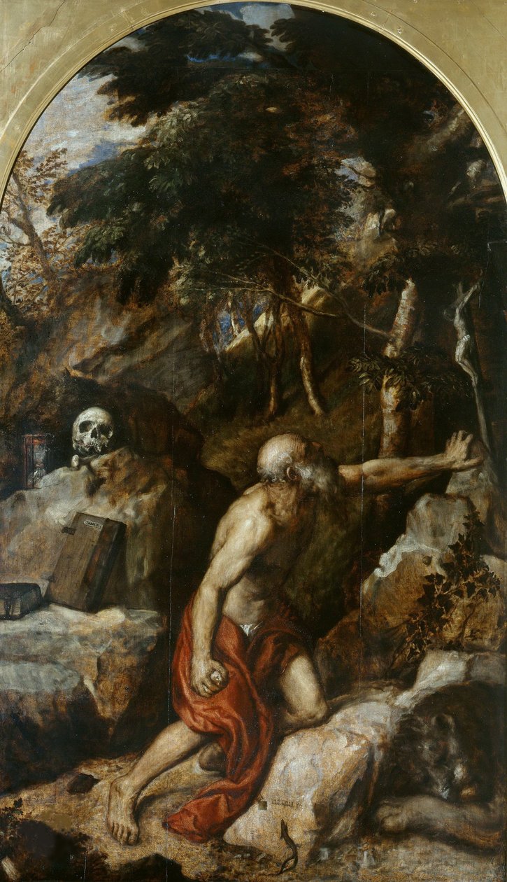 Saint Jérôme pénitent, vers 1550 - Titian